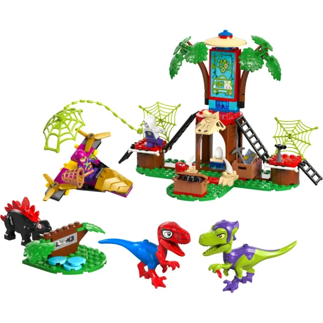 【LEGO 樂高】Spidey 11200 小蜘蛛和綠惡魔的樹屋總部迅猛龍大戰(漫威超級英雄 幼兒積木 兒童玩具 禮物)
