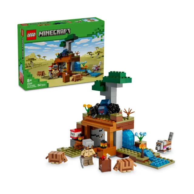 【LEGO 樂高】Minecraft 21269 犰狳礦坑探險(當個創世神 電玩 兒童玩具 禮物)