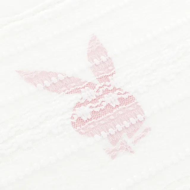 【PLAYBOY】浪漫蕾絲連袖上衣(白色)