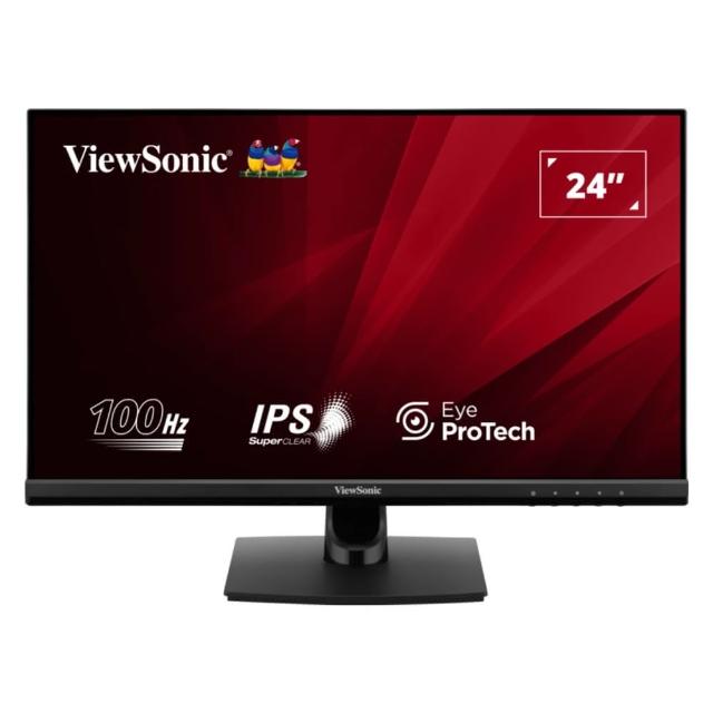 【ViewSonic 優派】VA2414-H 24型IPS FHD 100Hz無邊框螢幕(可壁掛/4ms)
