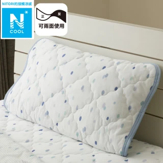 【NITORI 宜得利家居】接觸涼感 枕頭保潔墊 N COOL DOT S25(接觸涼感 枕頭保潔墊 枕頭 保潔墊)