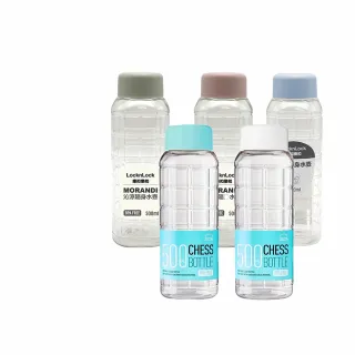 【LocknLock 樂扣樂扣】官方直營 PET旋蓋沁涼隨身水壺500ml(5色任選)