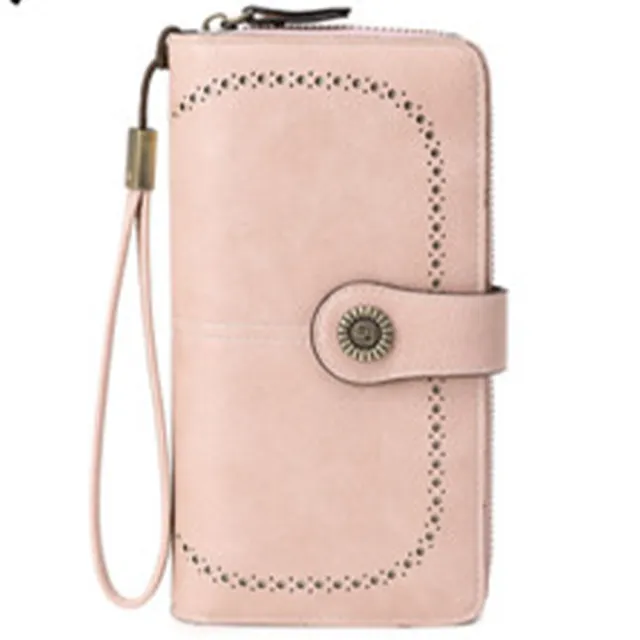 【MoonDy】錢包 皮包 錢包女 拉鍊錢包 長夾女生 大容量超能裝 手機錢包 女長夾 黃色長夾