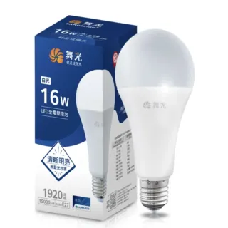 【DanceLight 舞光】6入組 16W 舞光最新版燈泡 省電燈泡 無藍光(E27燈泡 白光/黃光/自然光)