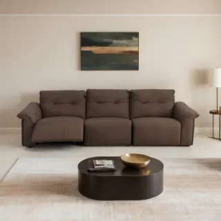 【IDEA】韋爾牛皮軟彈三人座電動沙發/皮沙發(286CM/分左右款)