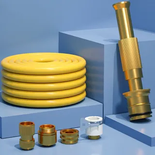 【YOLU】多用途汽車強勁高壓洗車噴水槍套裝 車用洗車水管噴槍 花園澆花神器 10m加厚水管(大掃除必備)