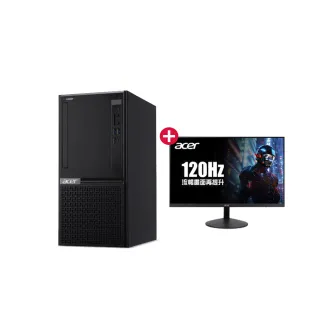 【Acer 宏碁】24型電競螢幕組★i5 十四核心高效能電腦(VH3760T/i5-14500/16G/1TB SSD/W11 Pro)