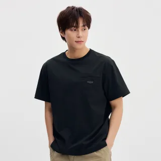 【Discovery Expedition】Freshvent 男版小口袋Logo短袖T恤(DMRS81053-BKS)