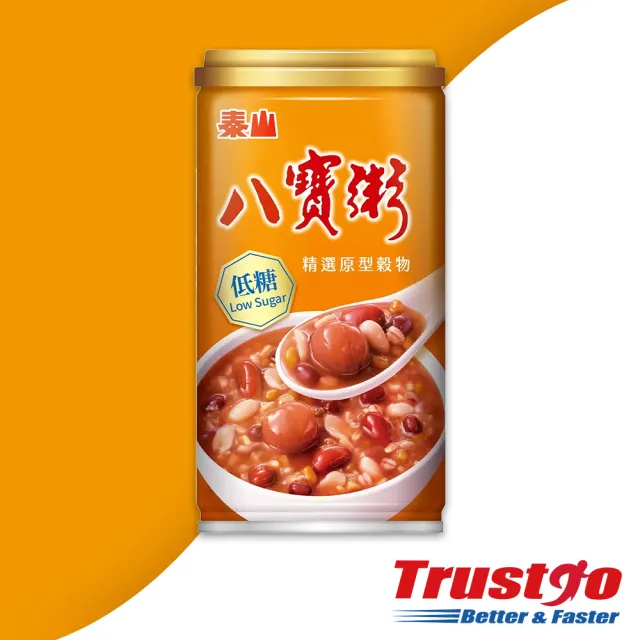 【美式賣場】泰山 低糖八寶粥360克 X 24入/箱  (TQF微笑標章)