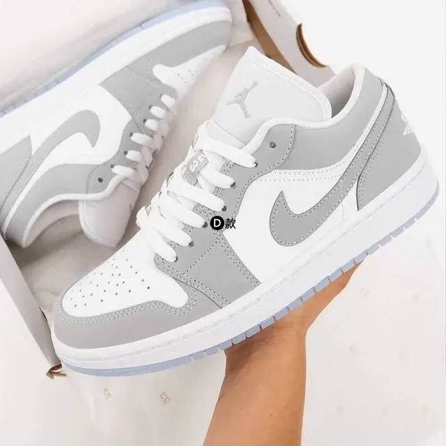 【NIKE 耐吉】運動鞋 休閒鞋 AIR JORDAN 1 LOW 女鞋 男鞋 白粉灰 黑摩卡 小Dior AJ1 多款(DC0774-103&)