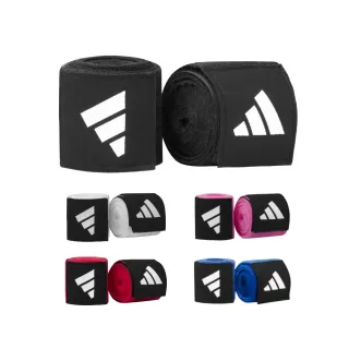 【adidas 愛迪達】拳擊手綁帶3.5M 新款LOGO(拳擊繃帶 纏手帶 泰拳 格鬥 拳擊手套 拳套)