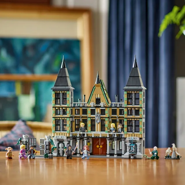 【LEGO 樂高】哈利波特系列 76453 馬份莊園(Harry Potter 馬份莊園模型 死神的聖物 兒童玩具 禮物)
