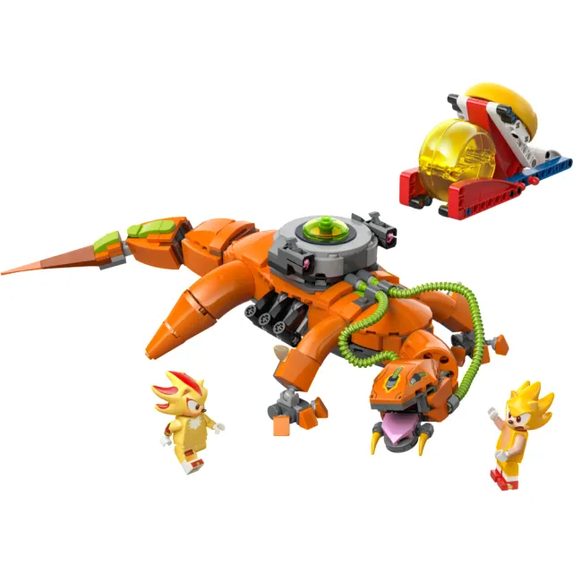【LEGO 樂高】音速小子系列 77003 超級夏特大戰生化蜥蜴(Biolizard 任天堂 兒童玩具 積木 禮物)