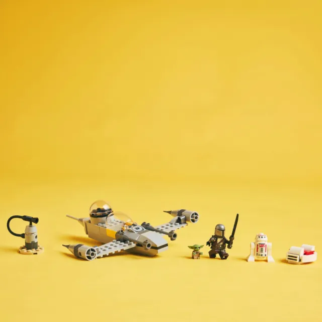 【LEGO 樂高】星際大戰系列 75410 老曼和古古的 N-1 星際戰機(老曼和尤達 Star Wars 兒童玩具 積木 禮物)