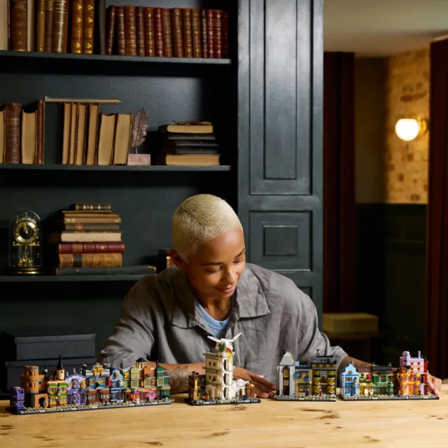 【LEGO 樂高】哈利波特系列 76444 斜角巷微型模型(Harry Potter 魔法商店 玩具模型 禮物)