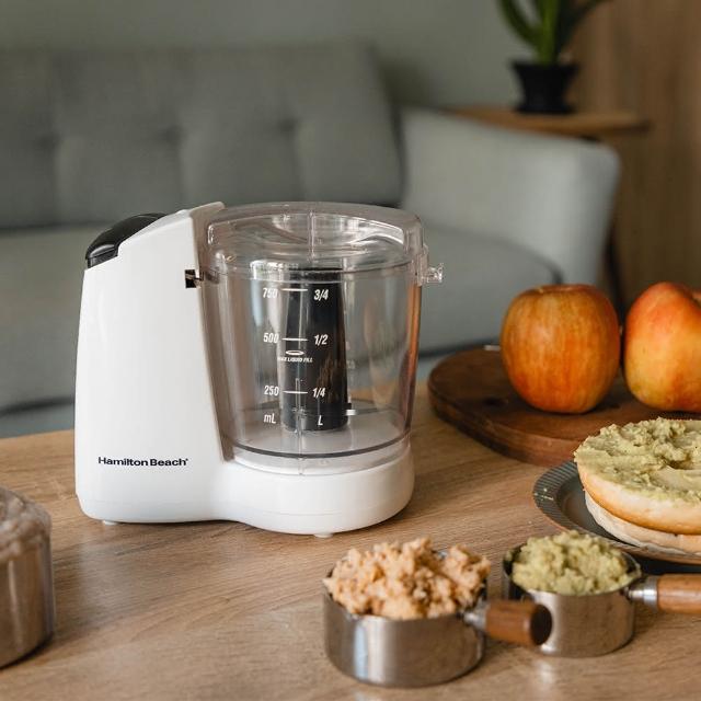 【Hamilton Beach 漢美馳】小旋風多功能食物料理機/絞肉/切碎/攪拌/乳化(72603-TW 送配件組+刮勺+保鮮盒)