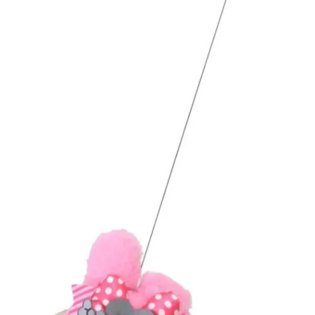 【小禮堂】雙11 Sanrio 三麗鷗 絨毛大臉造型伸縮票卡包  粉黑派對 美樂蒂 酷洛米(平輸品)