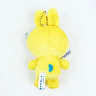 【小禮堂】雙11 Sanrio 三麗鷗 Hello Kitty 絨毛玩偶吊飾 黃兔裝 變裝50週年(平輸品)