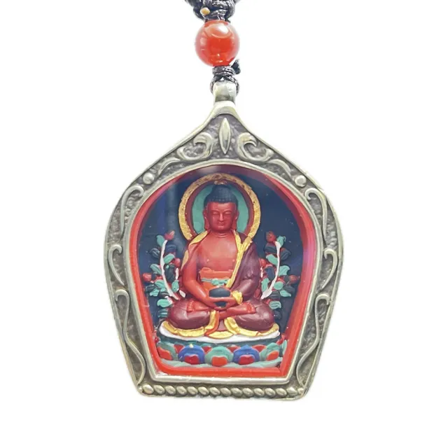 【藏古祥館】阿密陀佛唐卡A0048(阿密陀佛 唐卡 生肖屬狗 豬)