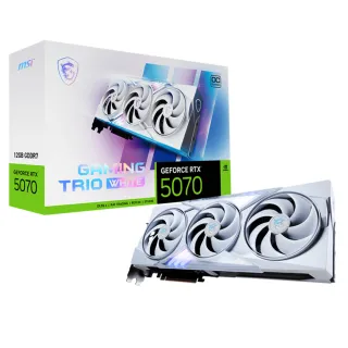 【MSI 微星】GeForce RTX 5070 12G GAMING TRIO OC WHITE顯示卡