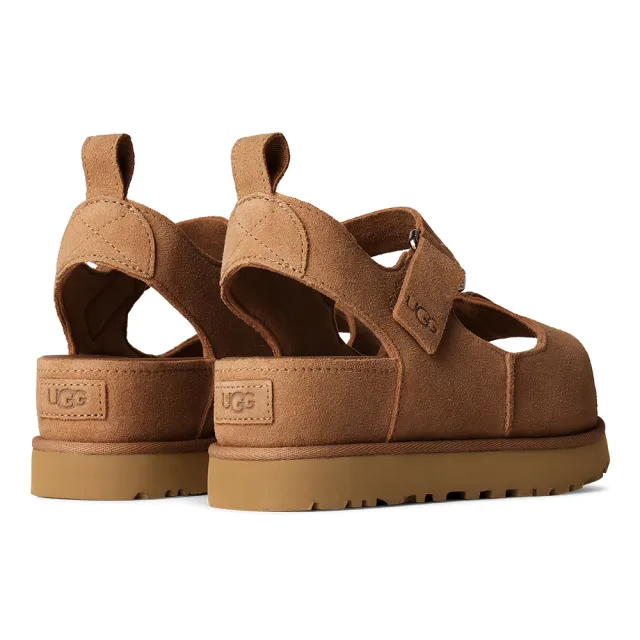 【UGG】涼鞋女鞋 真皮涼鞋 厚底鞋 經典款 Goldenstar Hi 栗子棕 UG1167356CHE