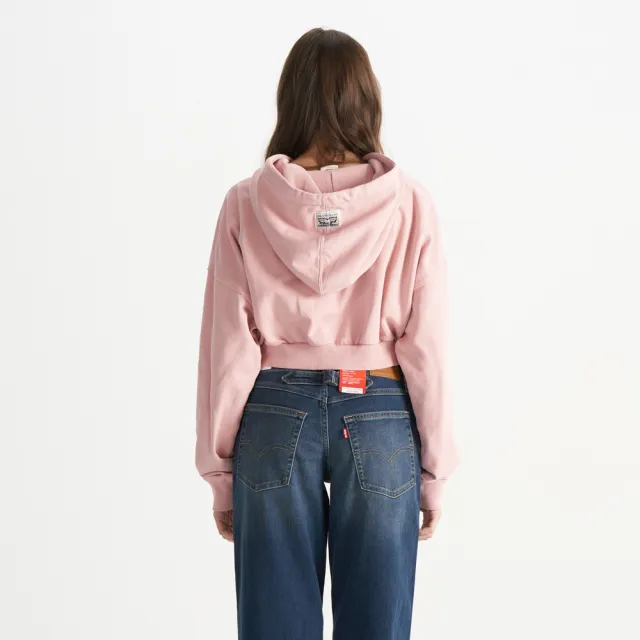 【LEVIS】女款 短版外套 胸口印花  舒適外套  熱賣單品 0016L-0002