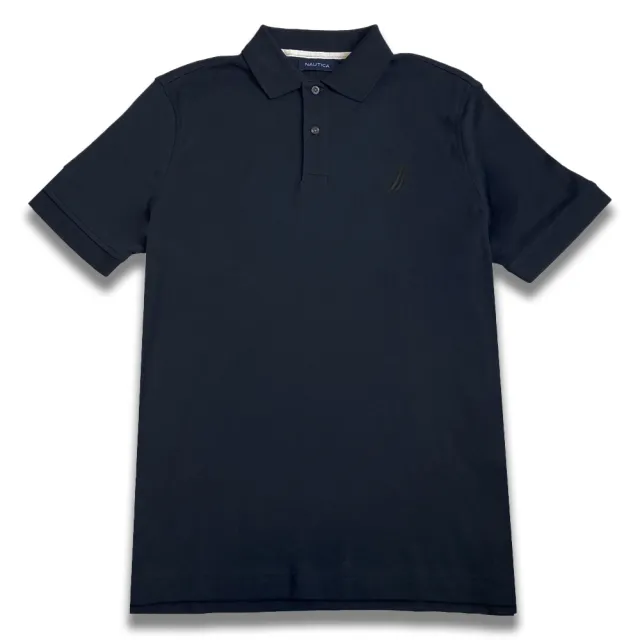 【NAUTICA】男女款 帆船 胸前小LOGO POLO衫 版型偏大(平輸品)