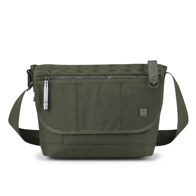 【PORTER INTERNATIONAL】自信經典NEW HEAT郵差包(森林綠)