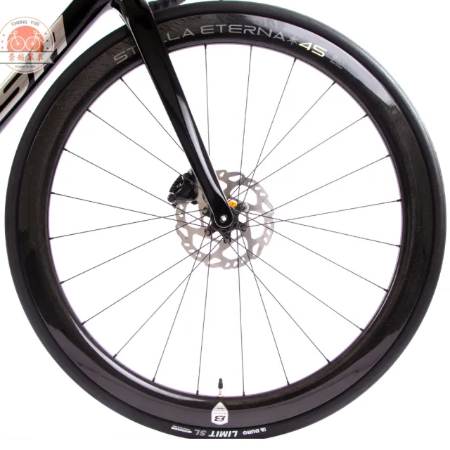 【HASA】DEROMA 一級碳纖維碟煞公路車 黑色