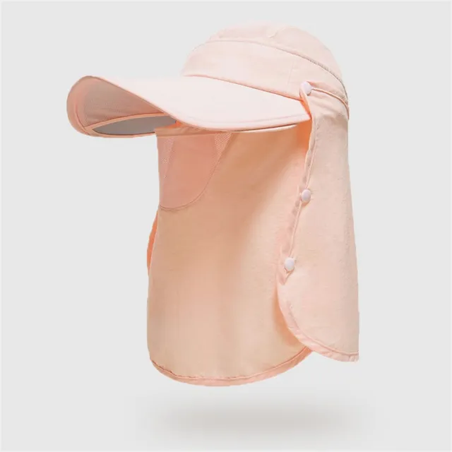 【MoonDy】帽子 遮陽帽 女帽 登山帽 釣魚帽 露營帽 戶外帽 防紫外線 帽簷 可拆卸 護頸 防