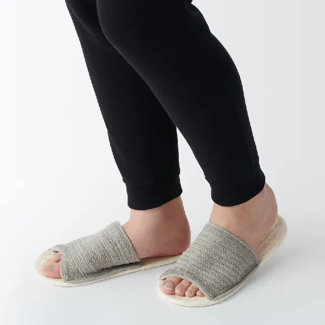 【MUJI 無印良品】室內前開拖鞋(共3色)