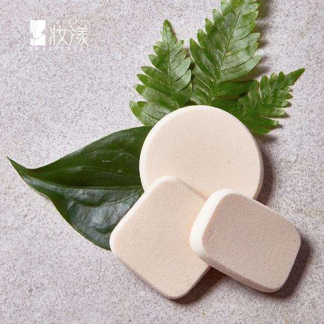【Beautyoung 妝漾】妝漾 環保粉撲3入組(長方形粉撲+正方形粉撲+圓形粉撲)