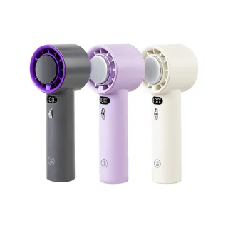 【aibo】半導體冰敷 100檔調速 手持/桌立充電風扇