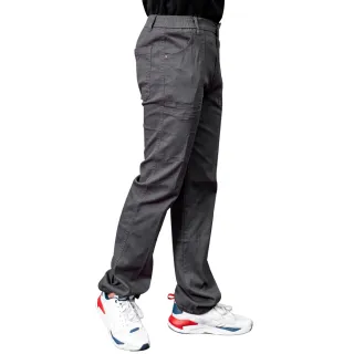 【Dreamming】四季款高棉魔鬼氈口袋鬆緊腰休閒長褲 工作褲(共二色)