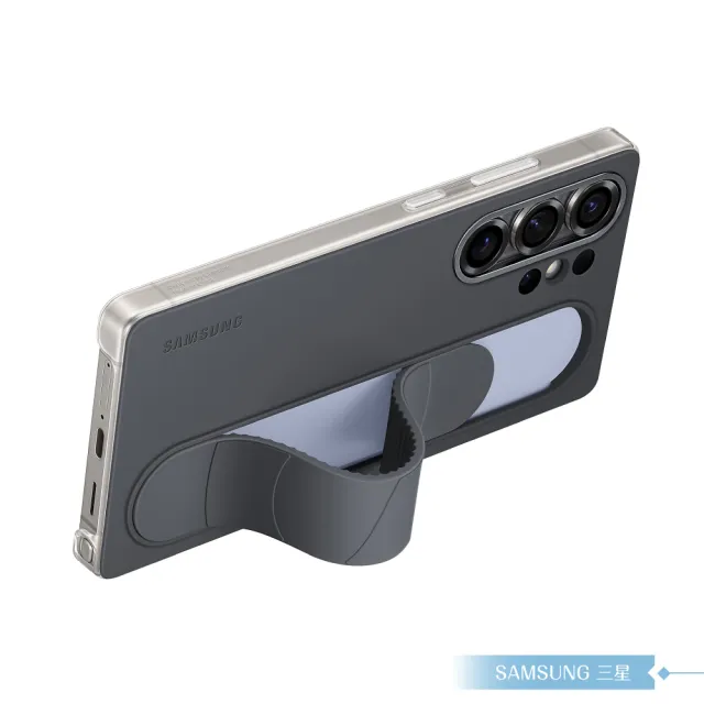 【Samsung 三星】原廠公司貨 Galaxy S25 Ultra 立架式矽膠保護殼-附指環帶 GS938(盒裝)