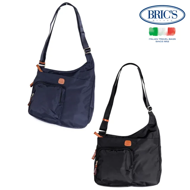 【BRIC S】雙11 義大利時尚 X-Bag 多收納口袋 斜背包(側背包/ 斜背包/防撥水)