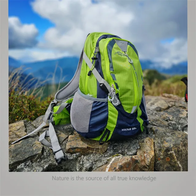 【May Shop】雙11 高收納多格層登山旅行運動後背包單車後背包