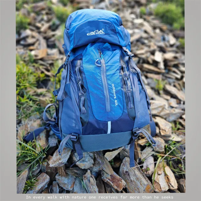 【May Shop】雙11 大容量60L背包戶外運動戶外登山包外出旅行雙肩包防水包