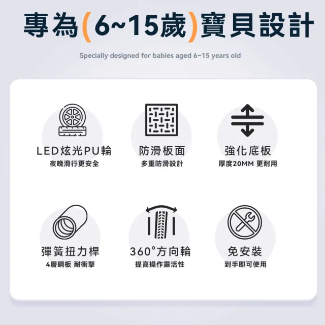 【InLask 英萊斯克】鋁合金支架陸上衝浪板-贈背帶(活力板/蛇板/衝浪板/運動用品/體育用品/休閒用品)