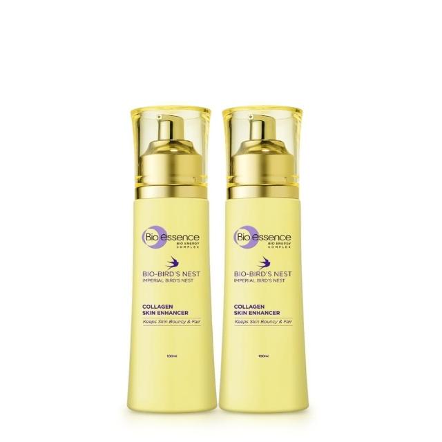 【Bio-essence 碧歐斯】BIO膠原燕窩肌能水100ml(2入組)