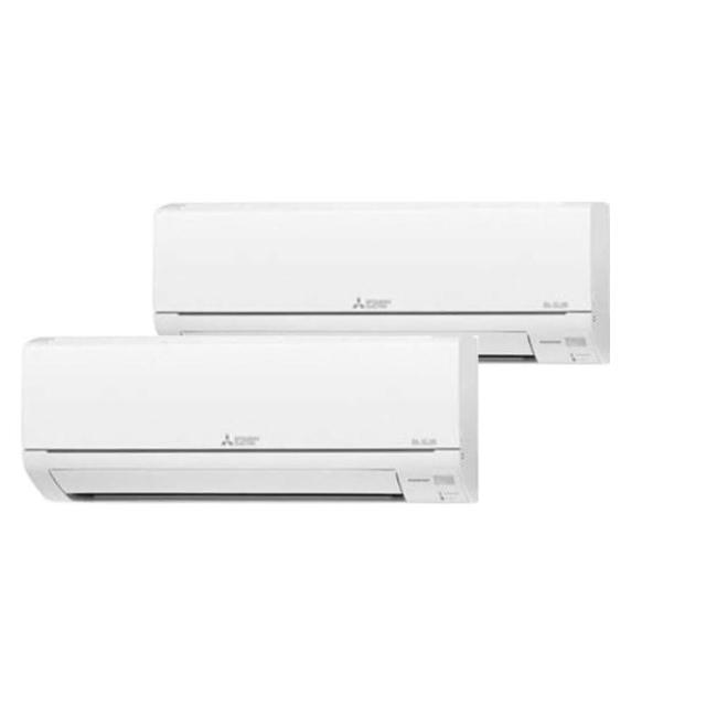 【MITSUBISHI 三菱電機】3-5坪+3-5坪一對二變頻冷暖分離式冷氣空調(MXZ-2F50NF/MSZ-HA28NF+MSZ-HA28NF)