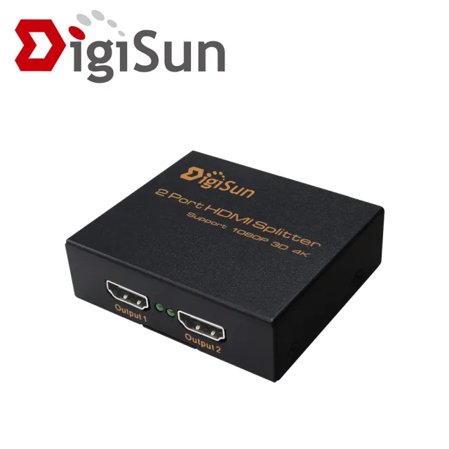【DigiSun 得揚】VH712 4K2K HDMI一進二出影音分配器