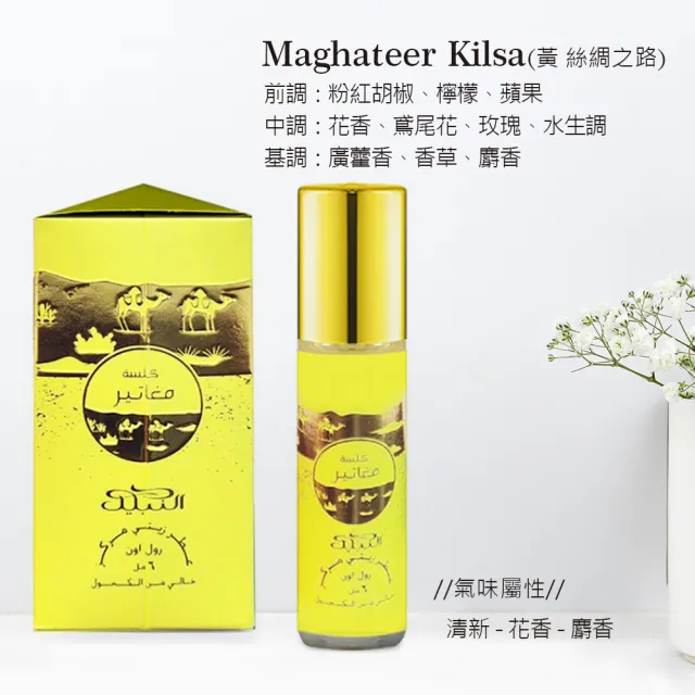 【Nabeel】Perfume Oil 隨身精油香水6ml_多款任選III(調香大師系列_杜拜原裝-專櫃公司貨)