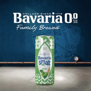 【Bavaria 巴伐亞】蘋果風味麥釀蘇打 330mlx24/箱(無酒精啤酒 無酒精 零酒精)