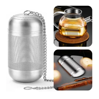 【COMET】316不鏽鋼多功能茶漏倉-L號(茶葉過濾網 茶水分離 濾網茶葉 過濾茶漏 濾茶器/CL-001L)