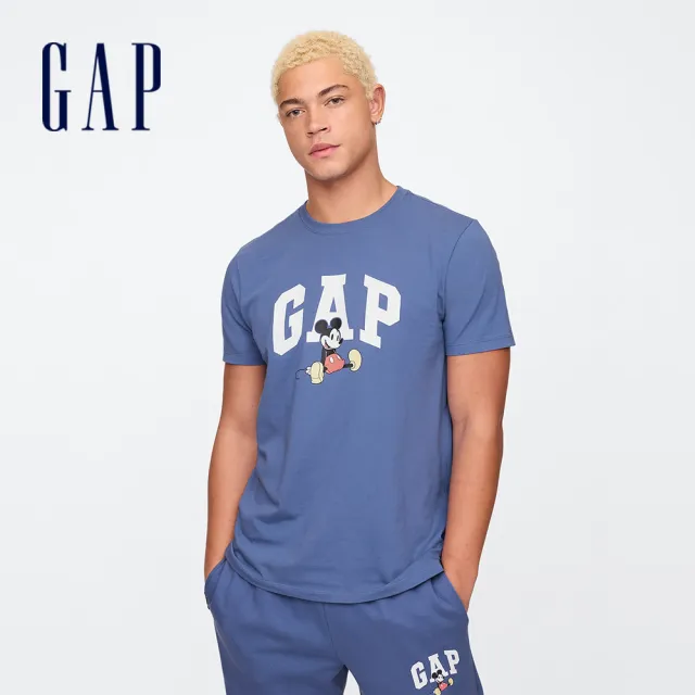 【GAP】男女裝 Logo純棉小熊印花刺繡圓領短袖T恤POLO衫-多款任選(607465&715775&708395&586306)