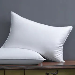 【A-nice】台灣製造 飯店專櫃羽絨枕 輕柔包覆感 飯店民宿御用款(低枕/中枕 一入)