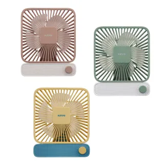 【KINYO】桌上型無段變速小電風扇 USB充電電扇 USB風扇(內附Type C充電線)