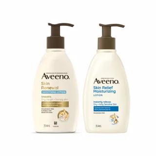 【Aveeno 艾惟諾】燕麥高效舒緩/煥光奇肌保濕乳354ml(官方直營)