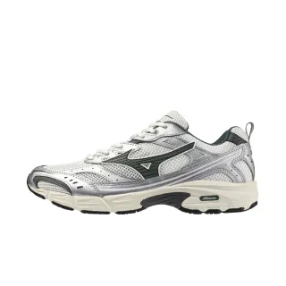【MIZUNO 美津濃】Mxr 男女 運動休閒鞋 Y2K 寬楦 舒適 穿搭 米 銀(D1GA245111)